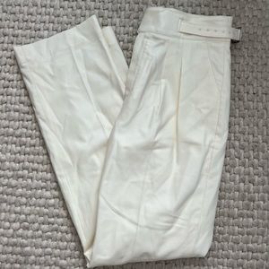 Banana Republic White Slacks 12Tall